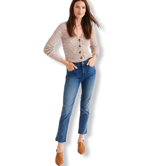MADEWELL Stovepipe Fluffy Hem Edition SZ 27 - Picture 1 of 4